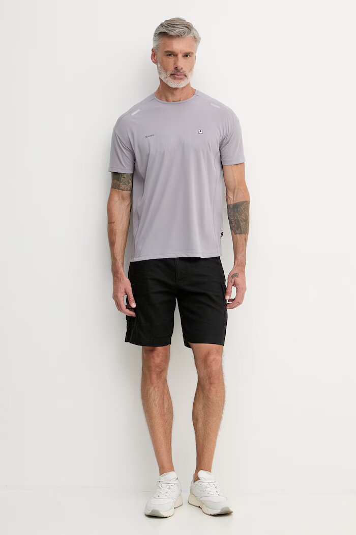 United Colors of Benetton тениска мъжка виолетова 3PIEU10BS