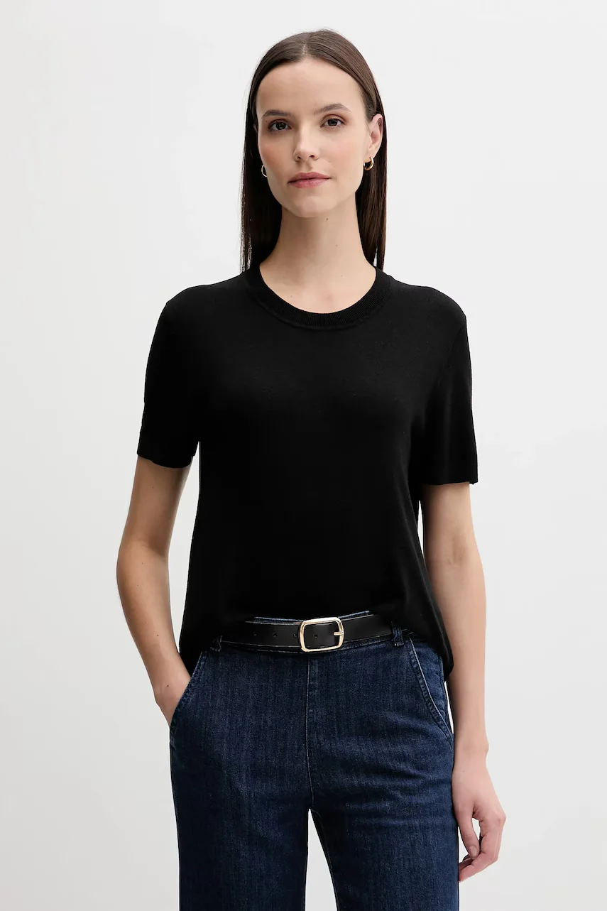 United Colors of Benetton Тениска с коприна