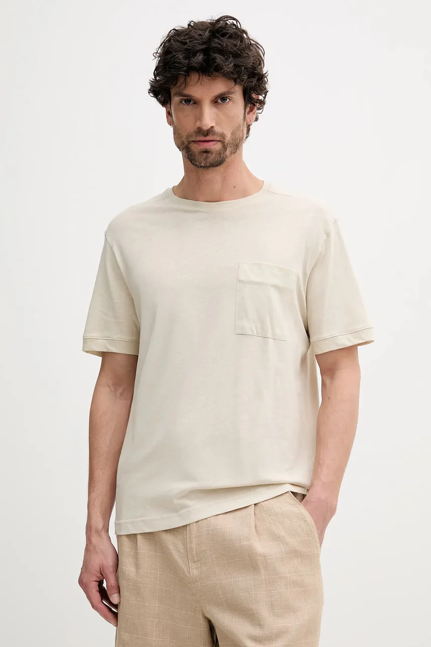 United Colors of Benetton Тениска с лен