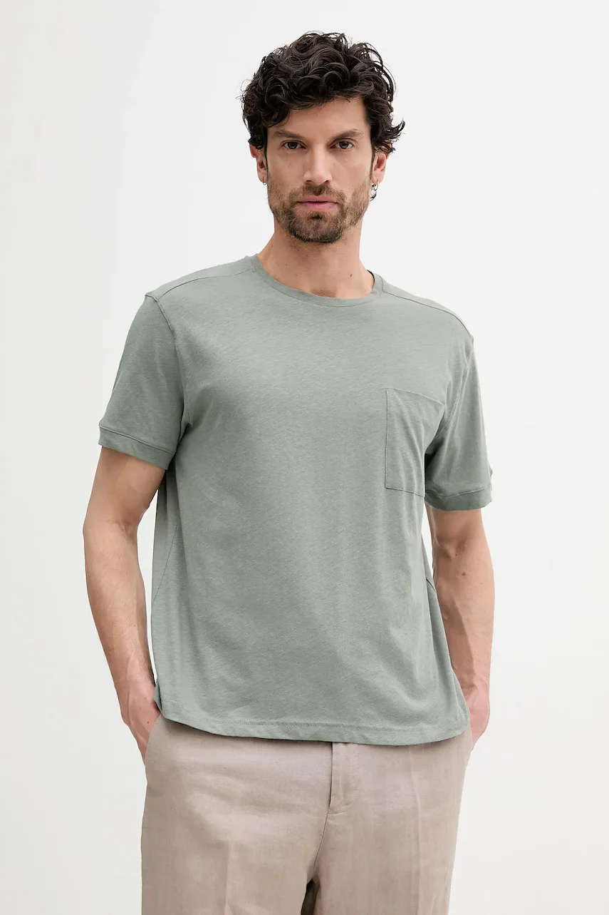 United Colors of Benetton Тениска с лен
