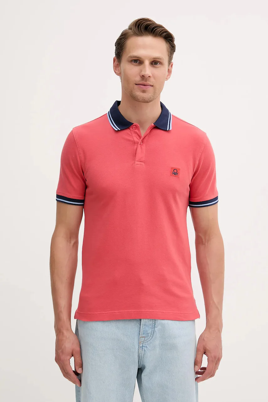 United Colors of Benetton Тениска с яка