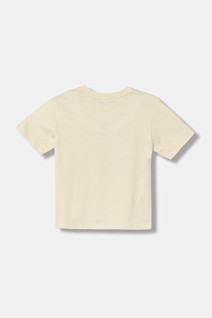 United Colors of Benetton тениска за деца от памук бежова 3I1XG10MY