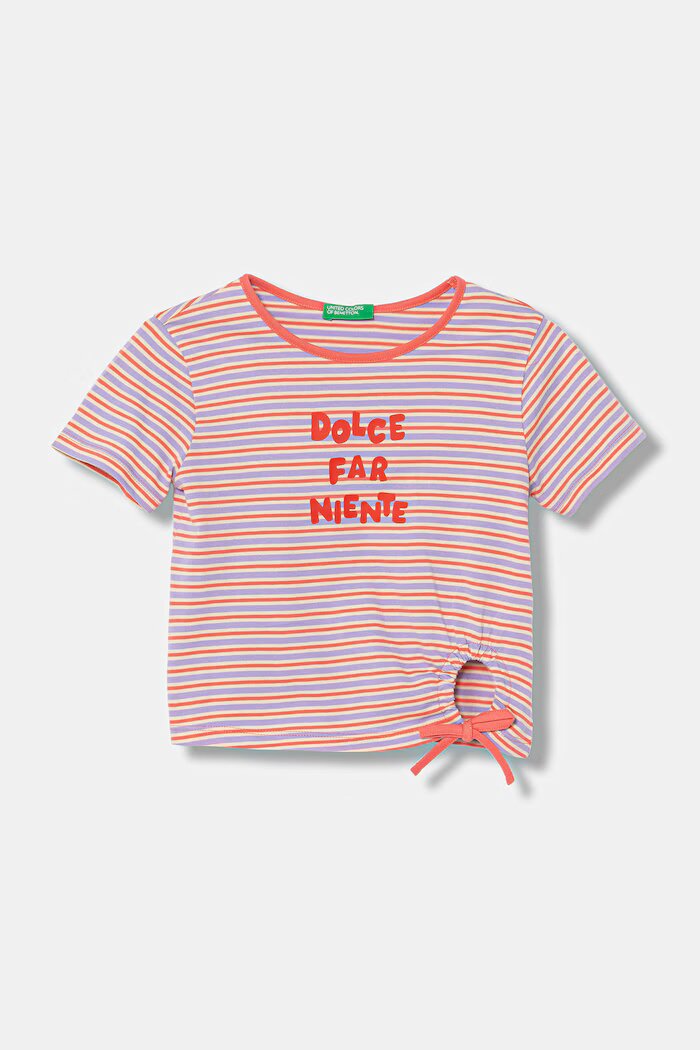 United Colors of Benetton тениска за деца от памук многоцветна 3HTMC10TJ
