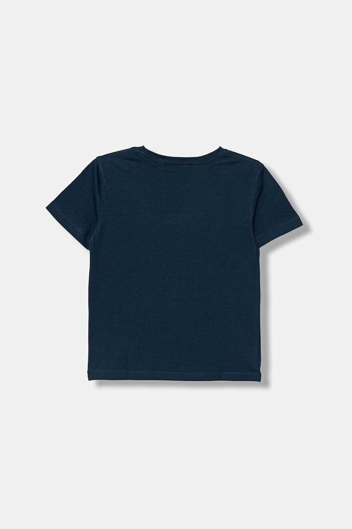 United Colors of Benetton тениска за деца от памук тъмносиня 3I1XG10MA