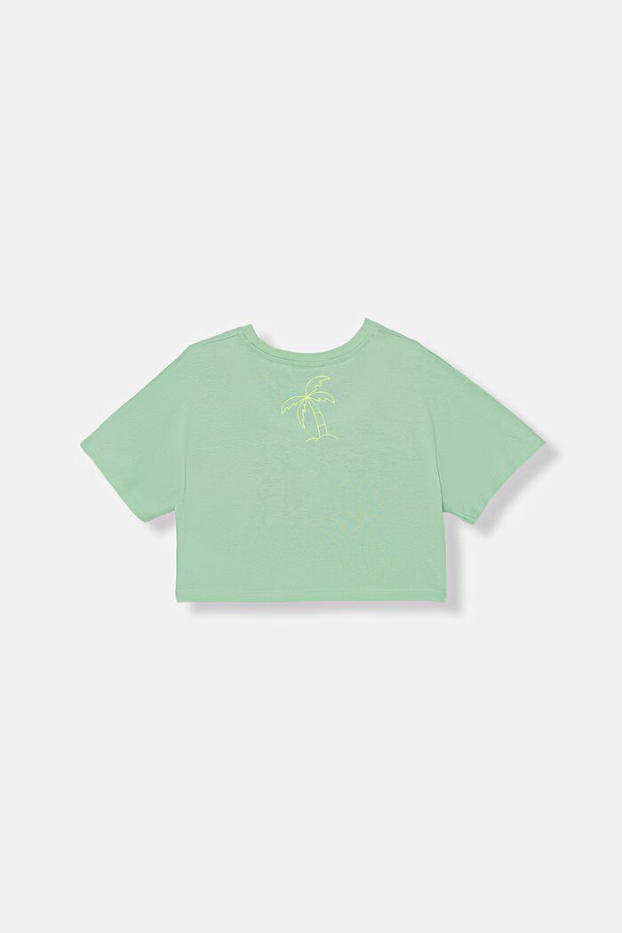 United Colors of Benetton тениска за деца от памук зелена 3I1XC10TN