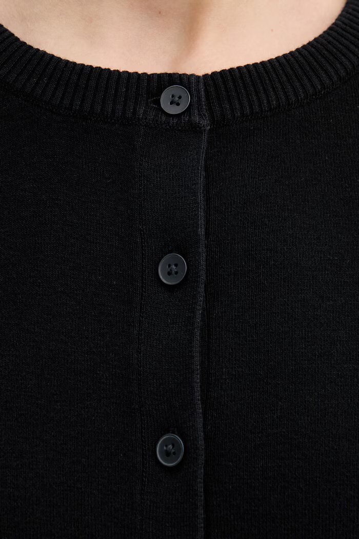 United Colors of Benetton жилетка дамска от памук черна 1C19D502P