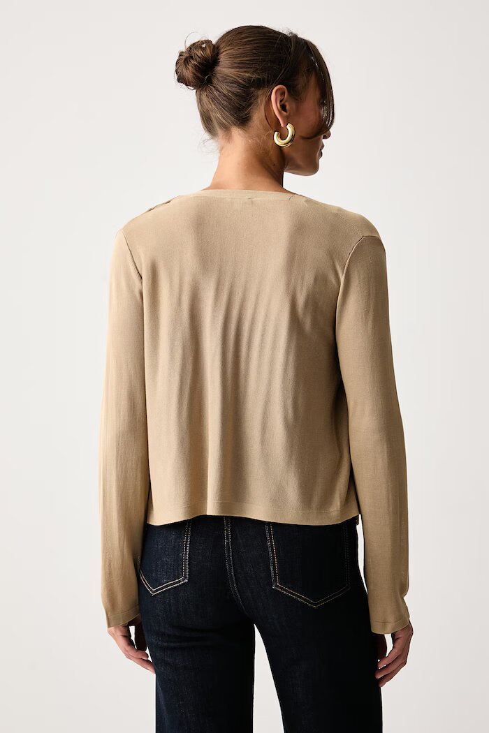 United Colors of Benetton жилетка дамска с вискоза жълта 13I8D605O