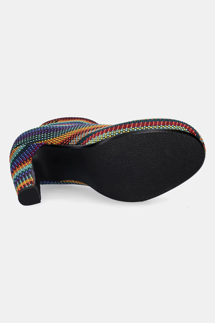 United Nude Боти Fold Hi II с дебел ток 1087092105