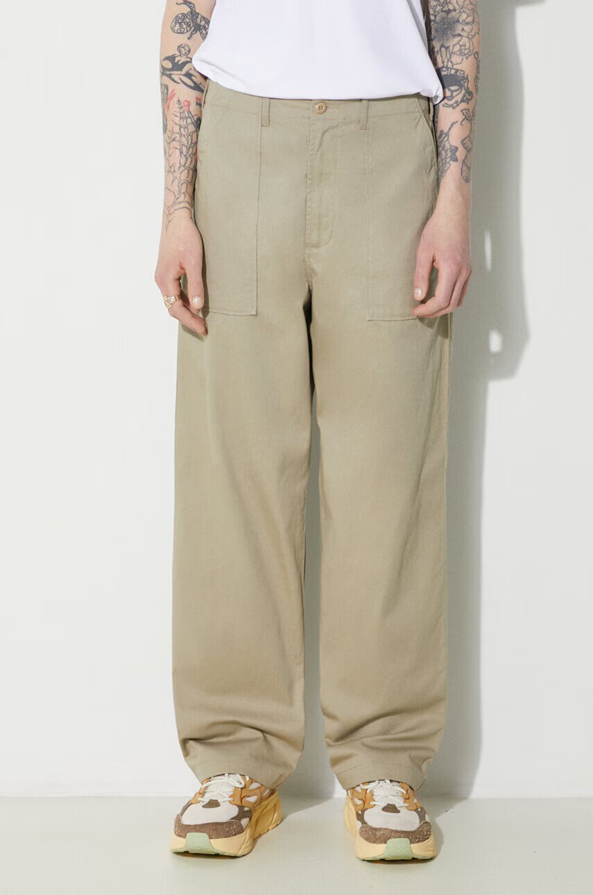 Universal Works Памучен панталон Fatigue Pant