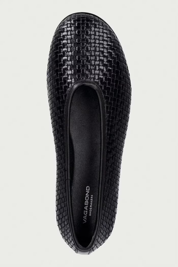 Vagabond Shoemakers балеринки от кожа ALEYA черни 6219-125-20