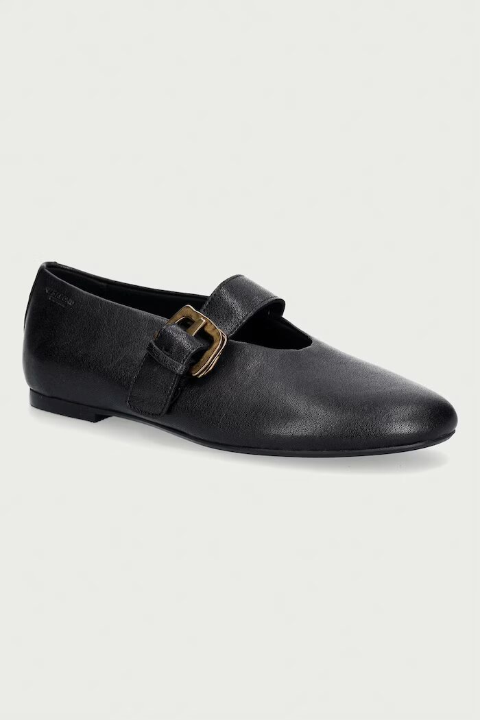 Vagabond Shoemakers балеринки от кожа ALEYA черни 6219-201-20