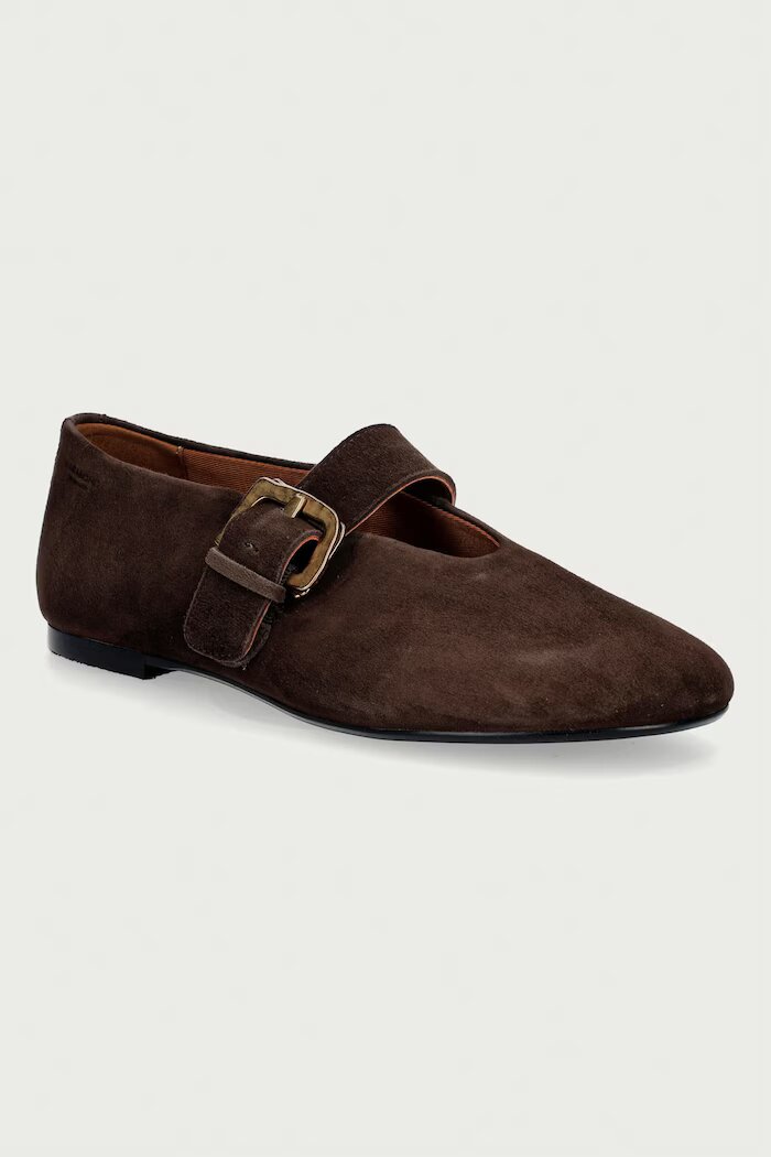 Vagabond Shoemakers балеринки от велур ALEYA кафяви 6219-240-29