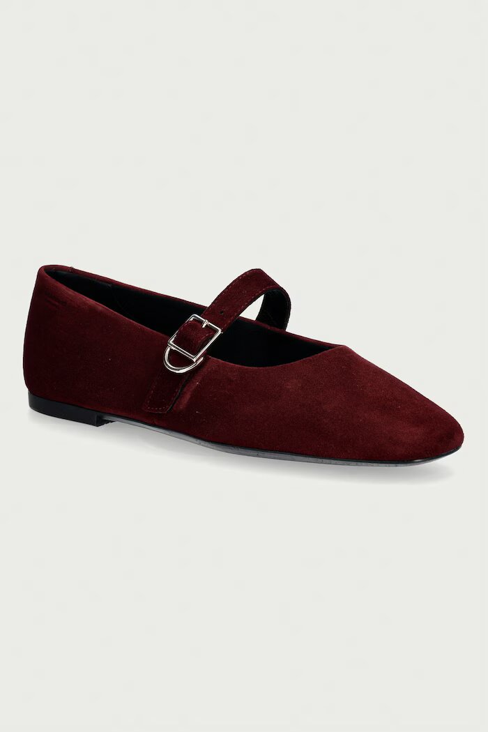 Vagabond Shoemakers балеринки от велур JOLIN бордо 5608-040-38