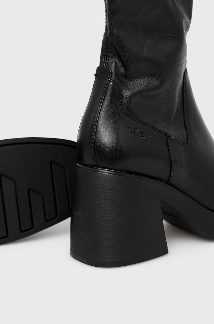 Vagabond Shoemakers Боти Brooke дамски в черно с висок ток