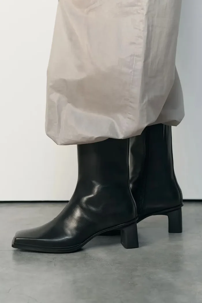 Vagabond Shoemakers боти дамски от кожа ELVINA черни 6258-101-20
