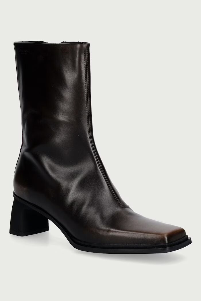 Vagabond Shoemakers боти дамски от кожа ELVINA кафяви 6258-118-33