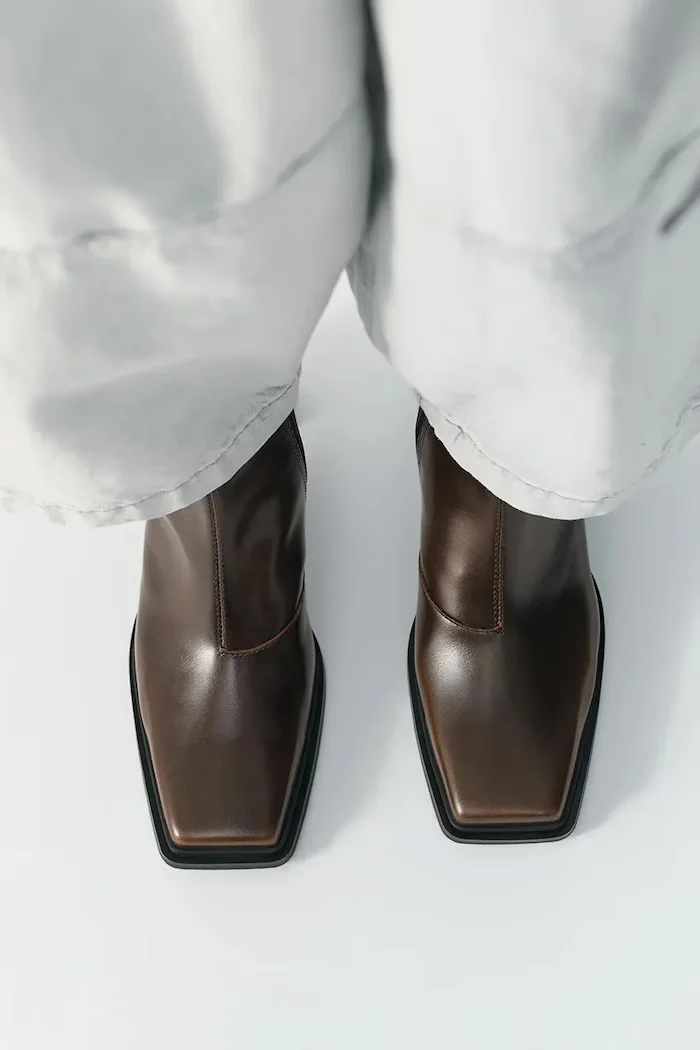 Vagabond Shoemakers боти дамски от кожа ELVINA кафяви 6258-118-33
