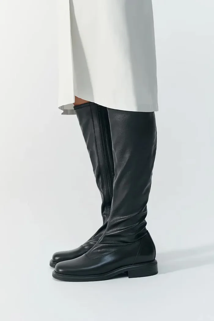 Vagabond Shoemakers ботуши под коляното дамски ELLIS черни 6230-002-20