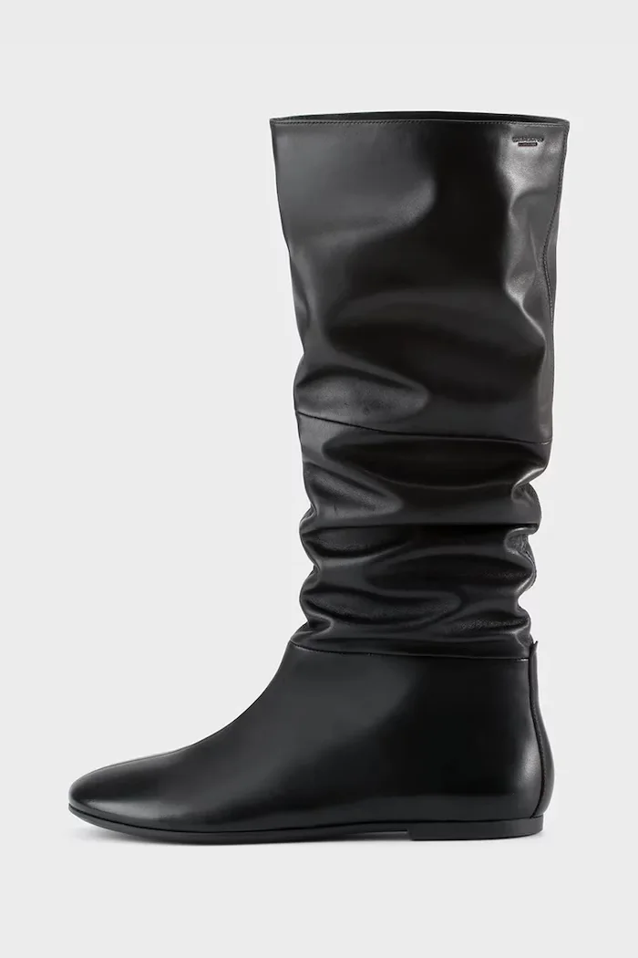 Vagabond Shoemakers ботуши под коляното дамски от кожа ALEYA черни 6219-301-20