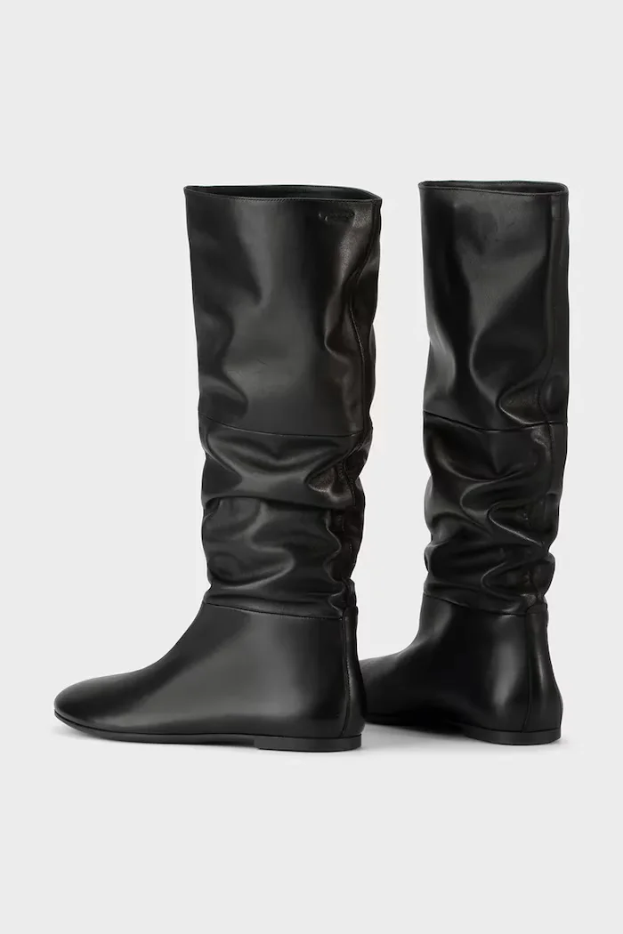 Vagabond Shoemakers ботуши под коляното дамски от кожа ALEYA черни 6219-301-20