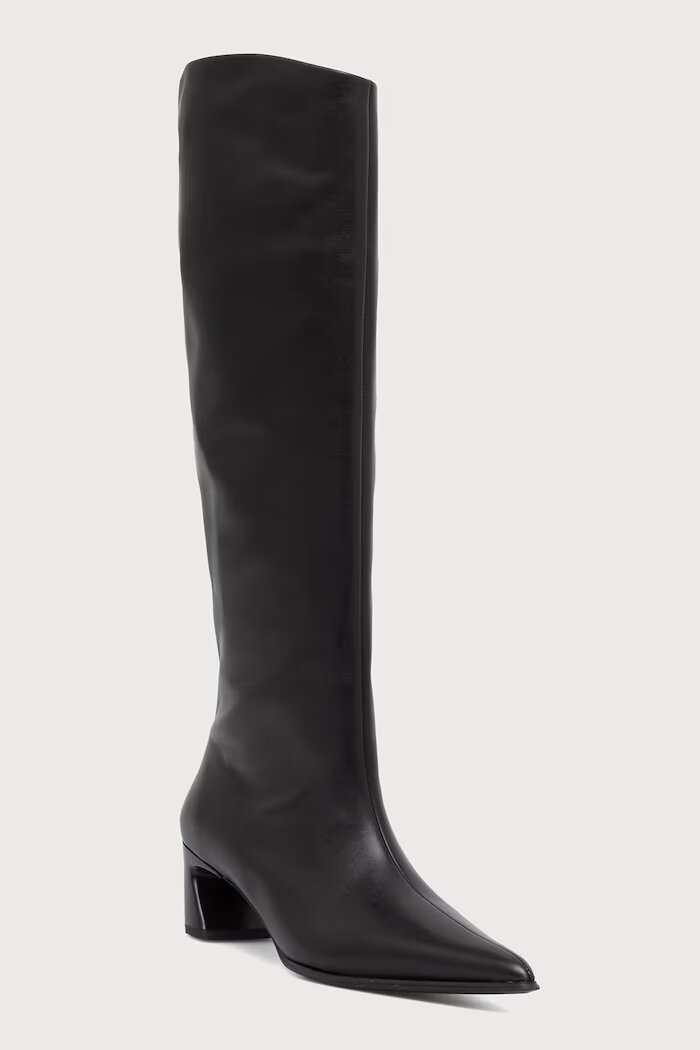 Vagabond Shoemakers ботуши под коляното дамски от кожа ILONA черни 6232-201-20