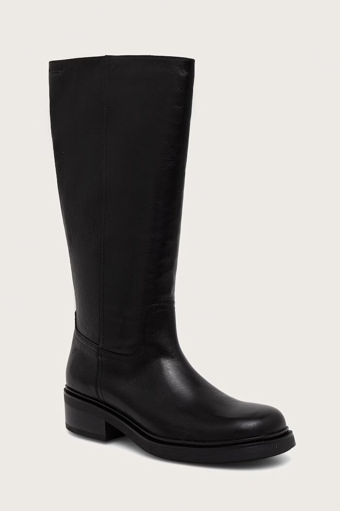 Vagabond Shoemakers ботуши под коляното дамски от кожа KARLIE черни 6115-001-20