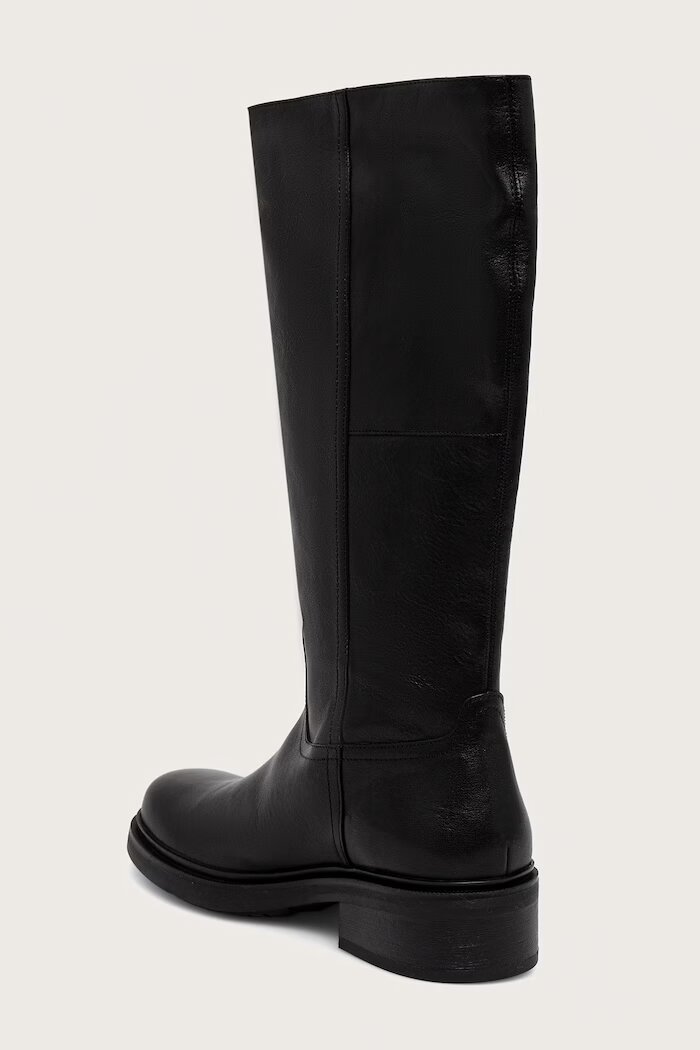Vagabond Shoemakers ботуши под коляното дамски от кожа KARLIE черни 6115-001-20