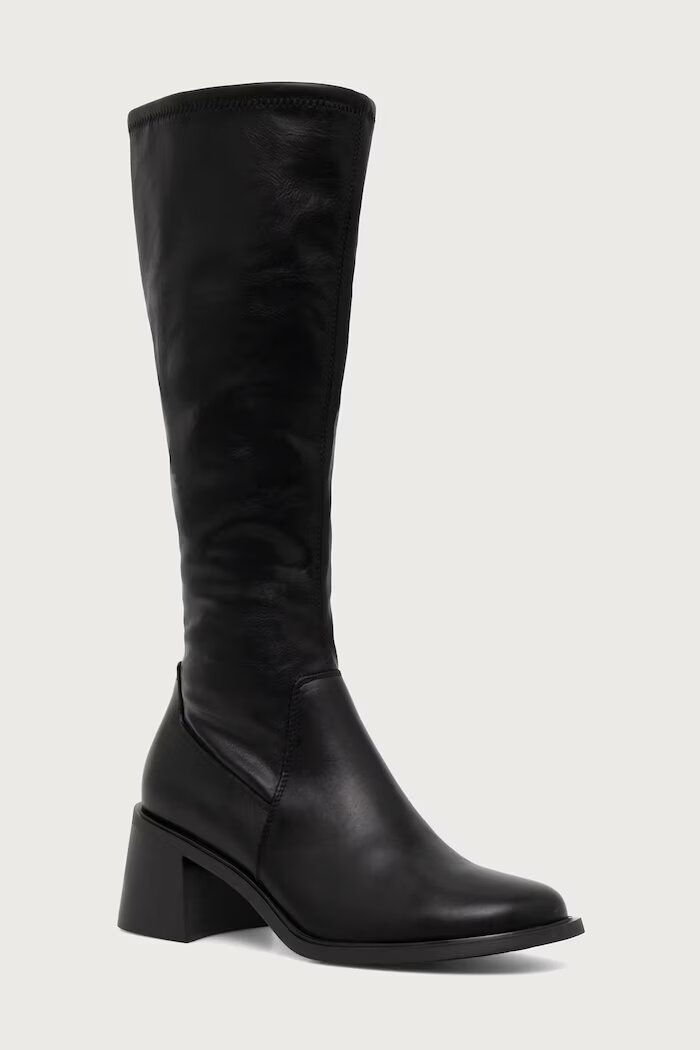 Vagabond Shoemakers ботуши под коляното дамски от кожа VEGA черни 6251-102-20