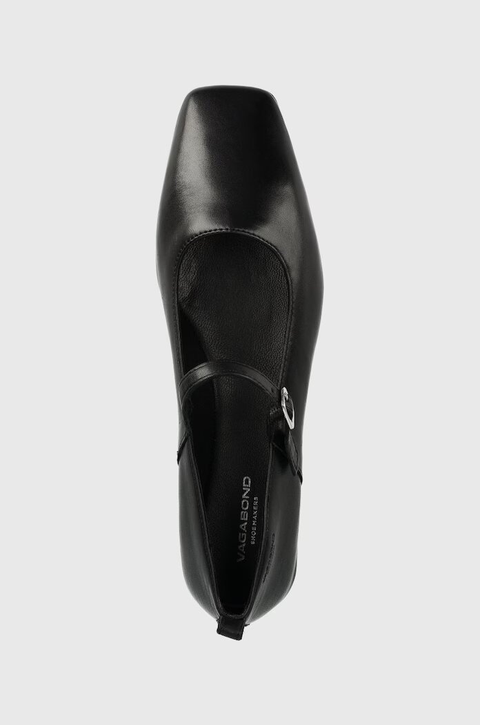 Vagabond Shoemakers Кожени балеринки Delia в черно