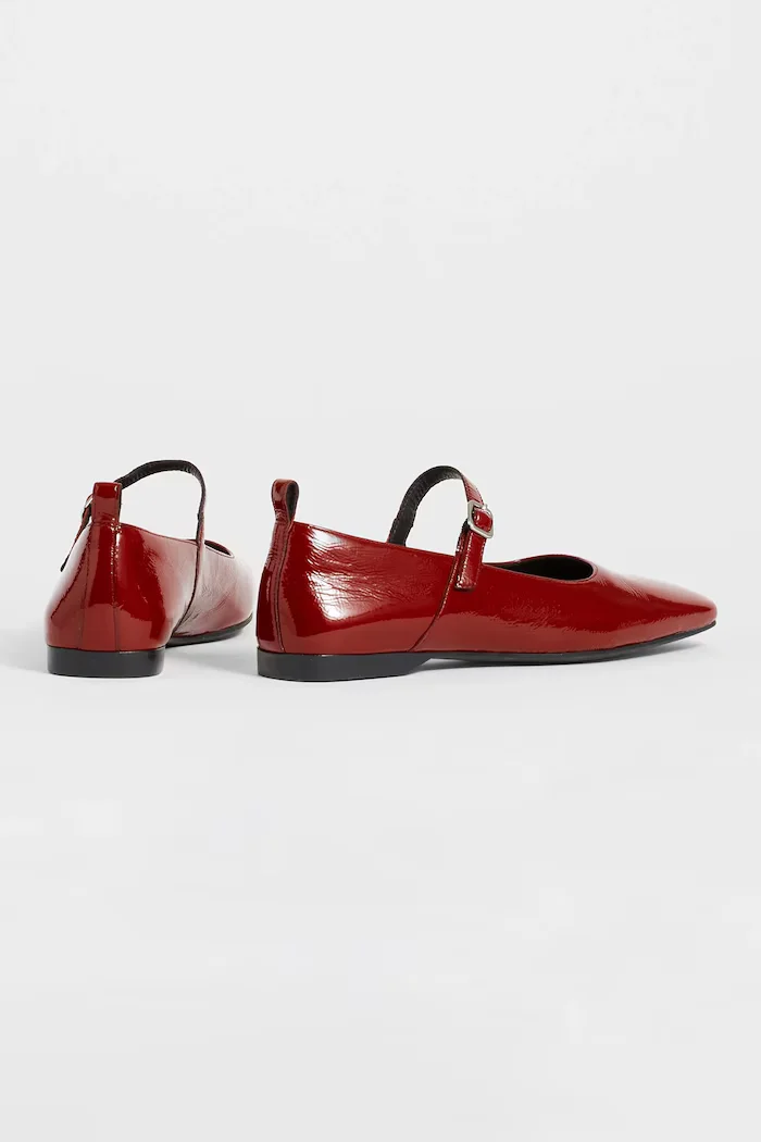 Vagabond Shoemakers Кожени балеринки DELIA в червено 5307.460.42
