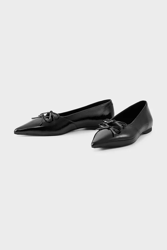 Vagabond Shoemakers Кожени балеринки HERMINE в черно 5933-160-20