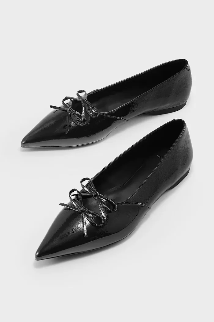 Vagabond Shoemakers Кожени балеринки HERMINE в черно 5933-160-20