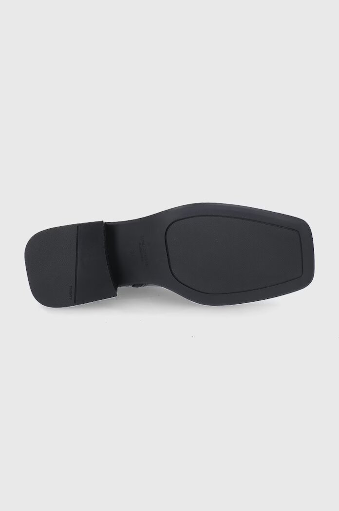 Vagabond Shoemakers Кожени боти BLANCA дамски в черно с висок ток 5217-201-20