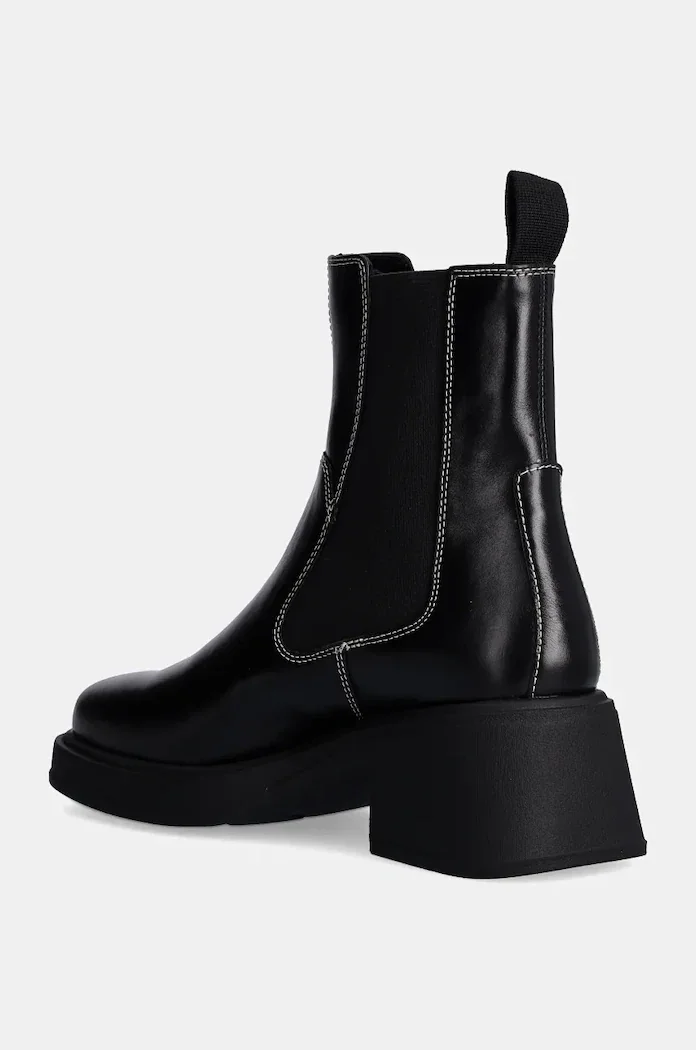 Vagabond Shoemakers Кожени боти челси DORAH в черно с дебел ток 5642-001-87