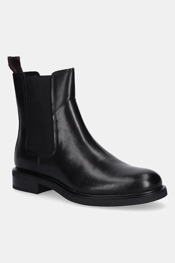 Vagabond Shoemakers Кожени боти челси FREYA в черно с равна подметка 6006-101-20
