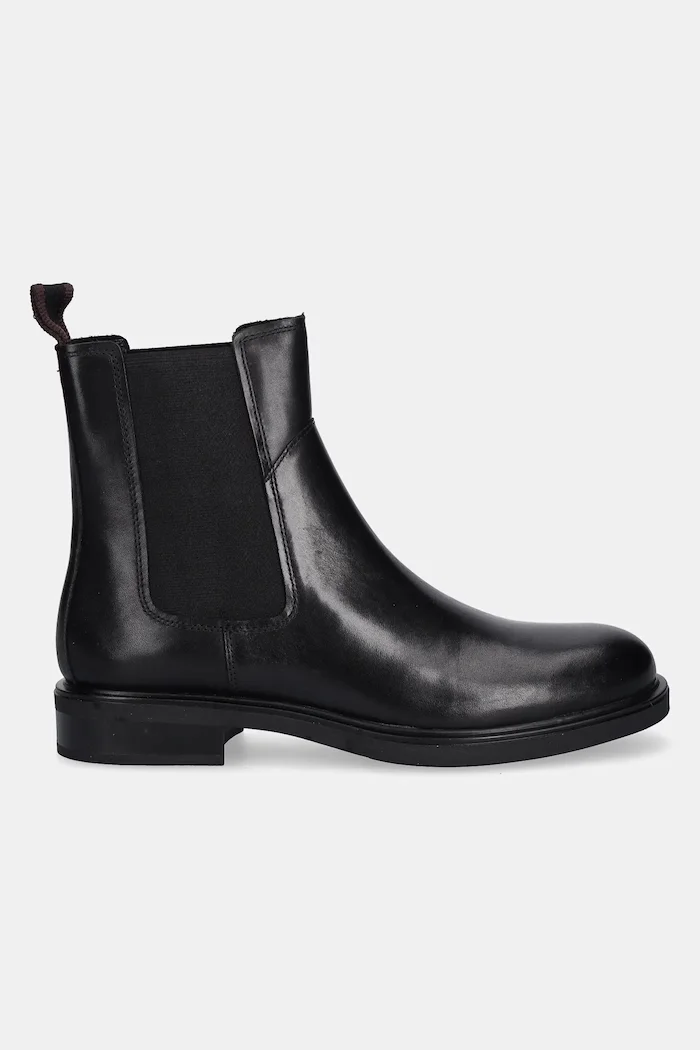 Vagabond Shoemakers Кожени боти челси FREYA в черно с равна подметка 6006-101-20