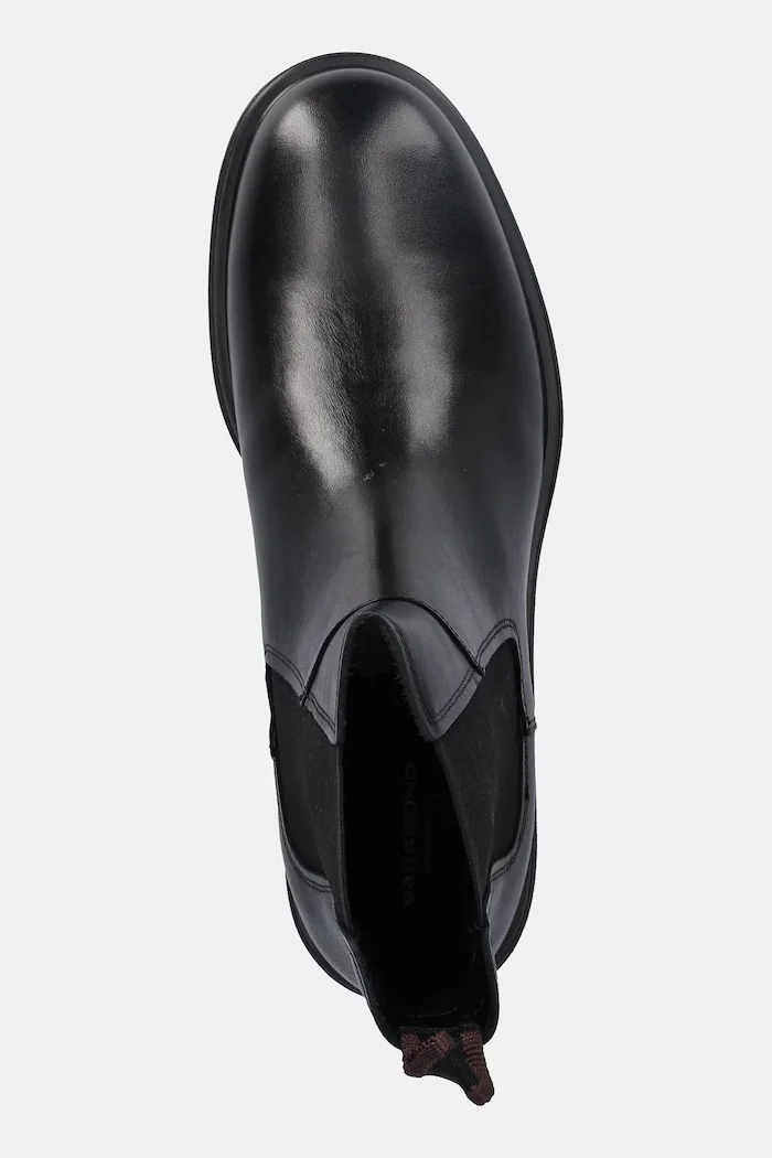 Vagabond Shoemakers Кожени боти челси FREYA в черно с равна подметка 6006-101-20