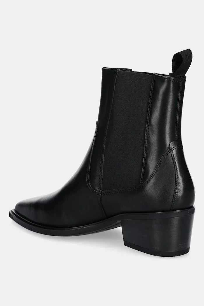 Vagabond Shoemakers Кожени боти челси KELSEY в черно с дебел ток 5810-201-20