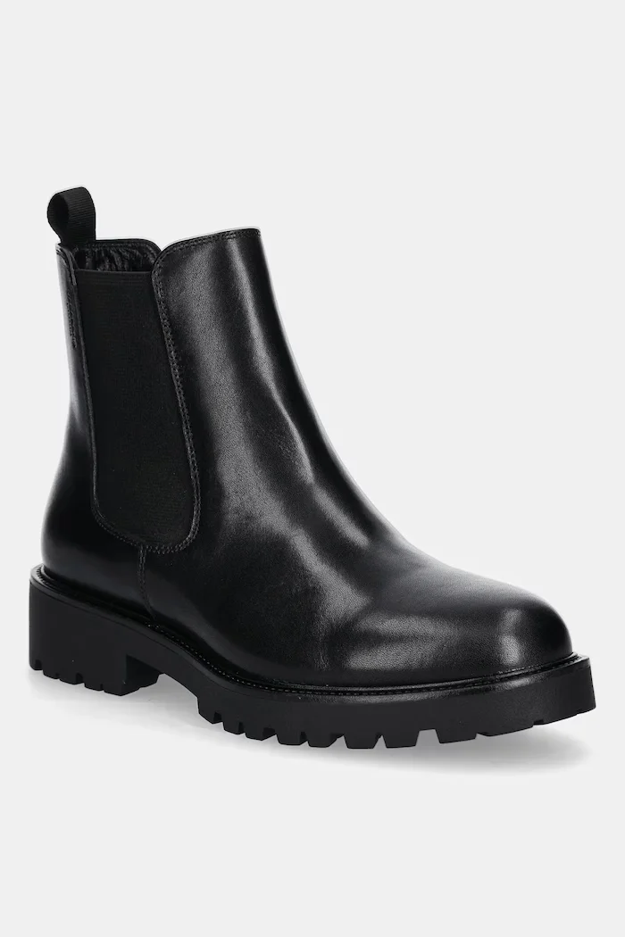 Vagabond Shoemakers Кожени боти челси KENOVA в черно с равна подметка 6041-001-20