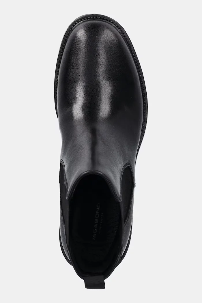 Vagabond Shoemakers Кожени боти челси KENOVA в черно с равна подметка 6041-001-20