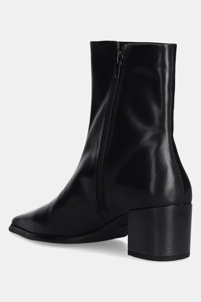 Vagabond Shoemakers Кожени боти GISELLE в черно с дебел ток 5854-001-20