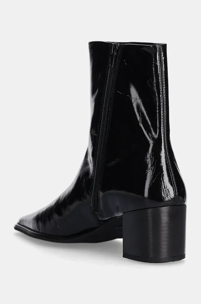 Vagabond Shoemakers Кожени боти GISELLE в черно с дебел ток 5854-060-20