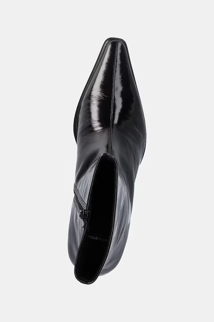 Vagabond Shoemakers Кожени боти GISELLE в черно с дебел ток 5854-060-20