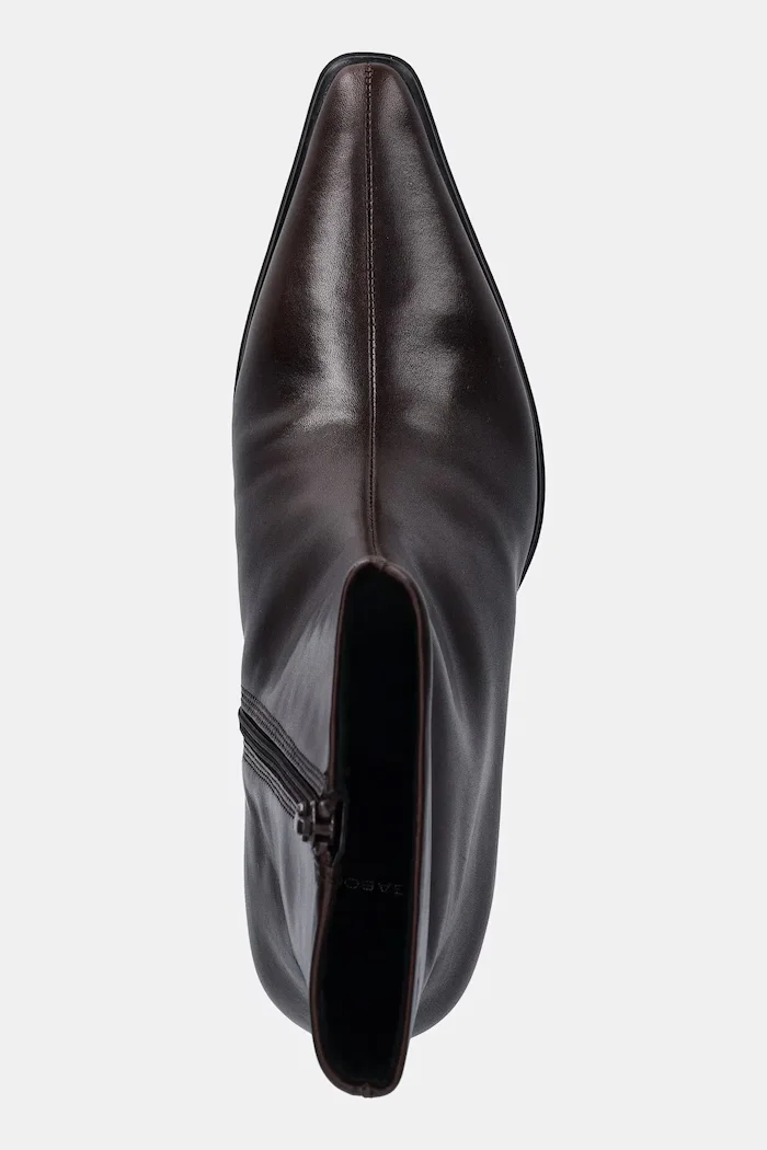 Vagabond Shoemakers Кожени боти GISELLE в кафяво с дебел ток 5854-001-35