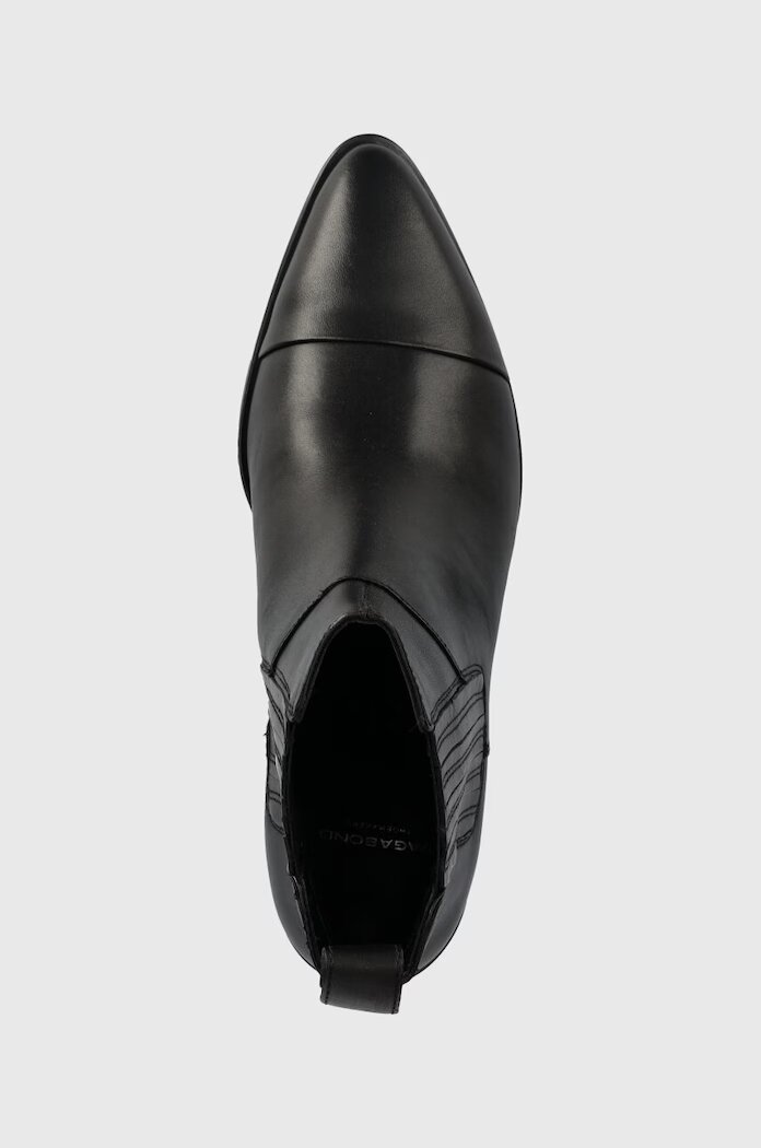 Vagabond Shoemakers Кожени боти MARJA в черно с дебел ток 5613.001.20