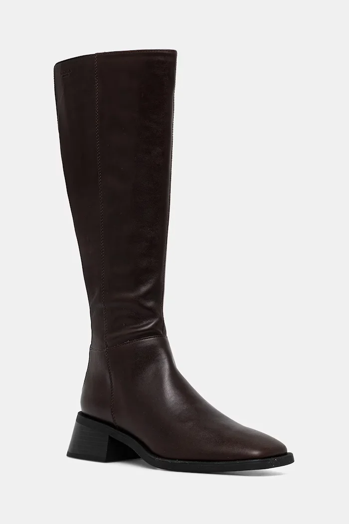 Vagabond Shoemakers Кожени ботуши BLANCA в кафяво с равна подметка 5417-801-35