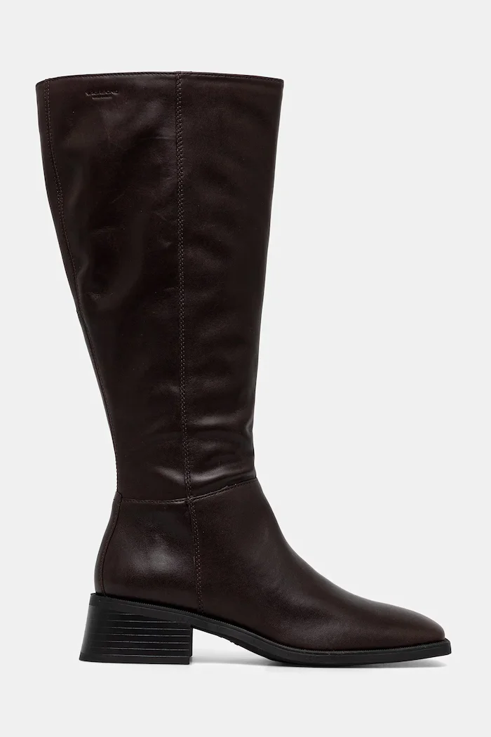 Vagabond Shoemakers Кожени ботуши BLANCA в кафяво с равна подметка 5417-801-35