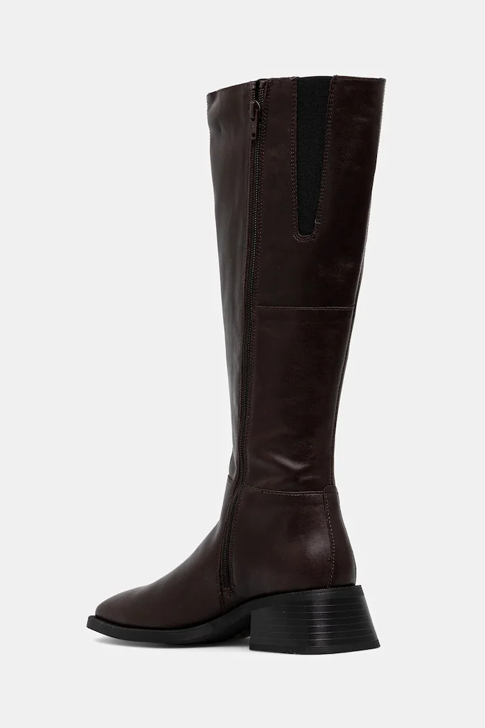 Vagabond Shoemakers Кожени ботуши BLANCA в кафяво с равна подметка 5417-801-35