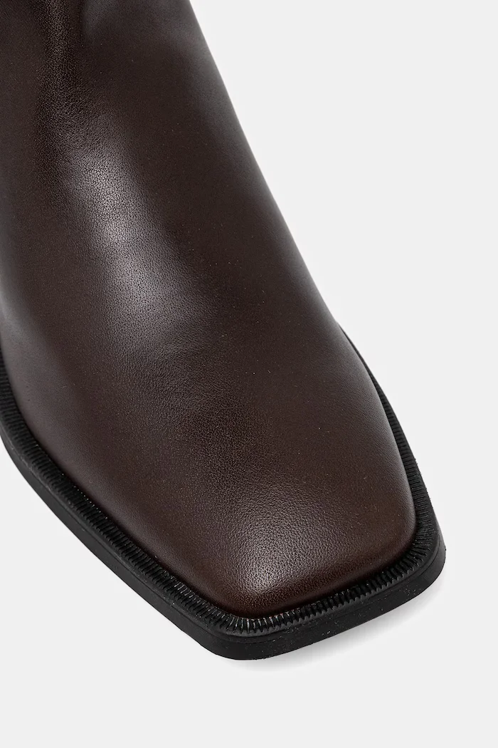Vagabond Shoemakers Кожени ботуши BLANCA в кафяво с равна подметка 5417-801-35