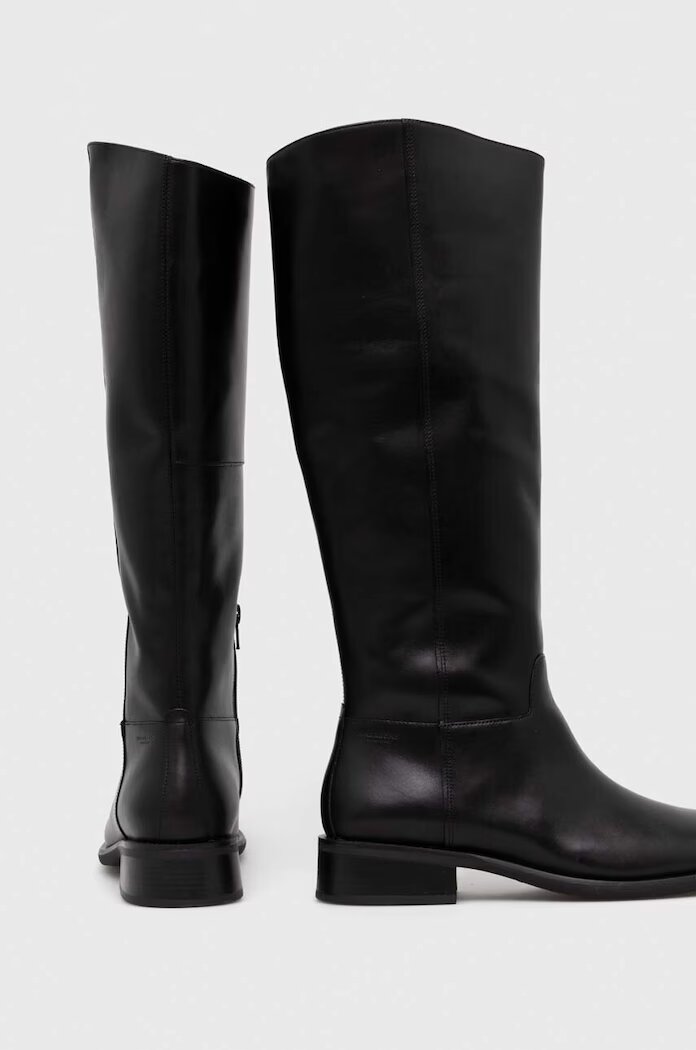 Vagabond Shoemakers Кожени ботуши SHEILA в черно с равна подметка 5635.001.20